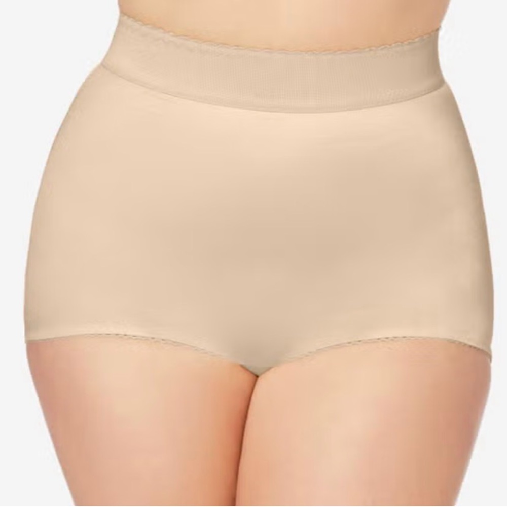 New Rago Light Control High Waist Brief Plus Size 40 Woman Within shaper